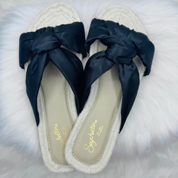 SEYCHELLES Satin Slide Sandals - Picture 7 of 8